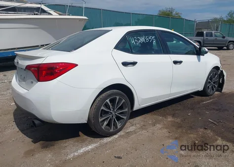 2017 Toyota Corolla Se z USA, uszkodzony, nr VIN 2T1BURHE6HC893469